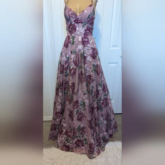 say yes to the prom dress Women's Pink Zippered Lined Lace Up Size 15 - Picture 4 of 15